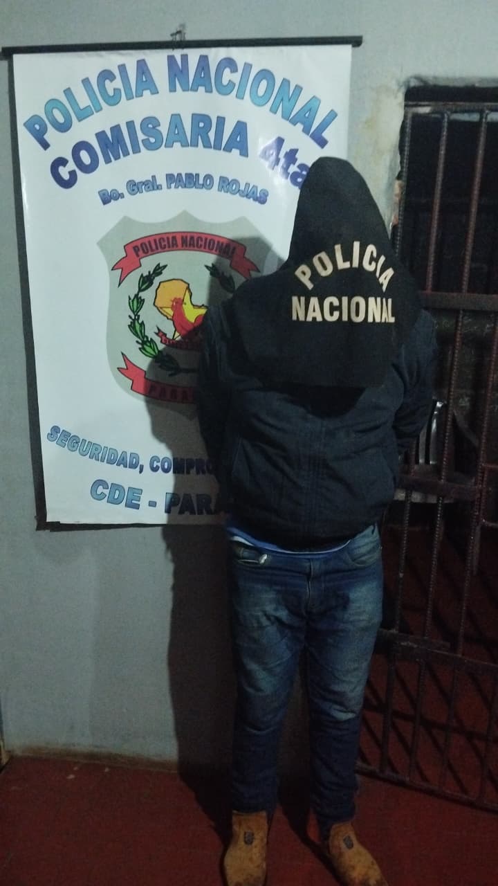 Aprehensión en Alto Paraná por presunta violencia intrafamiliar contra mujer