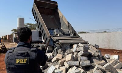 PRF intercepta camión con más de 6 toneladas de marihuana en Dourados