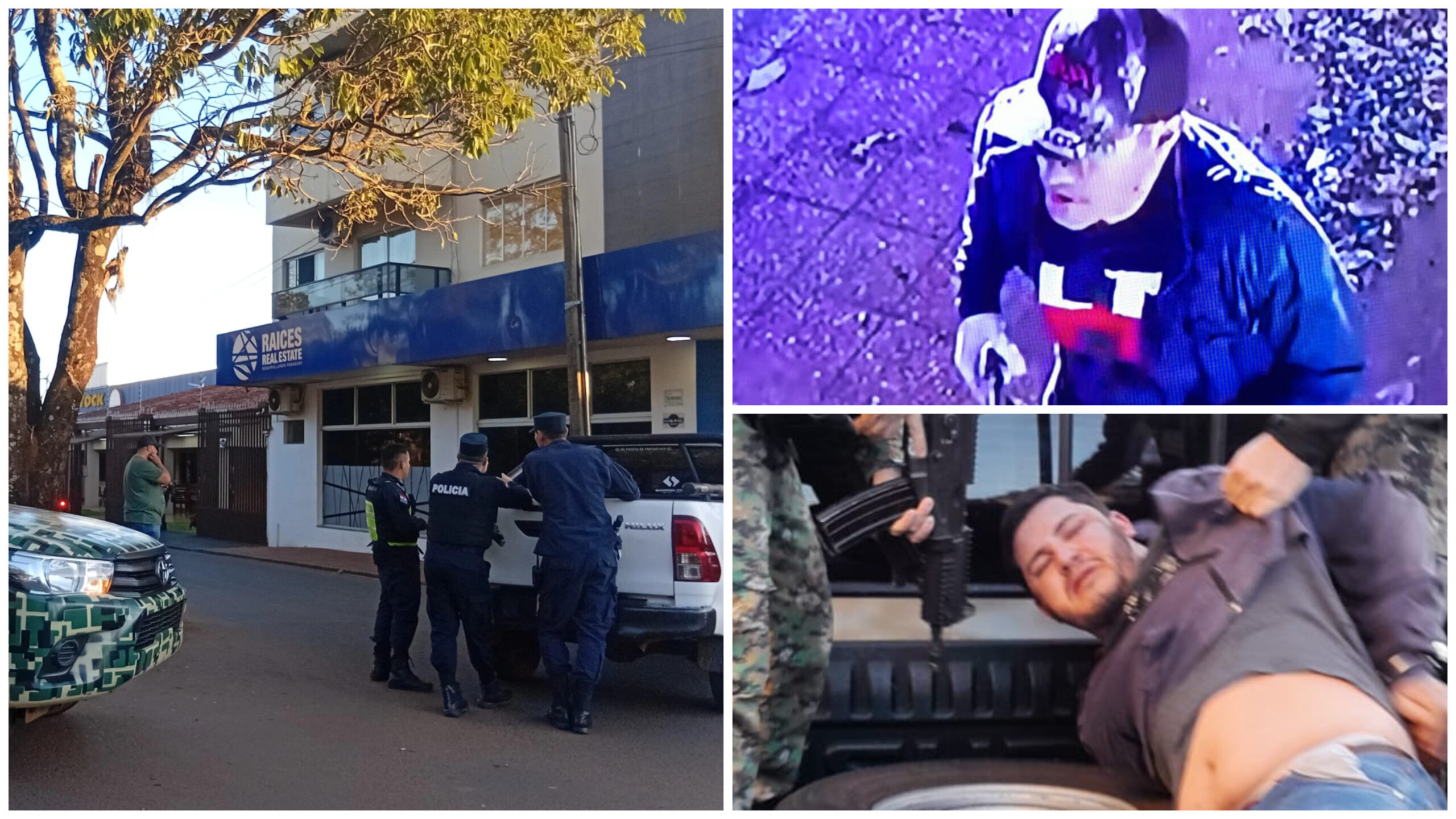 Asalto a inmobiliaria deja tres detenidos en Pedro Juan Caballero Asalto a inmobiliaria deja tres detenidos en Pedro Juan Caballero