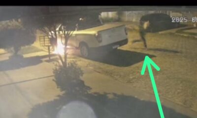 Captan a una persona encapuchada tratando de prender fuego a una camioneta en PJC.