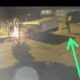 Captan a una persona encapuchada tratando de prender fuego a una camioneta en PJC.