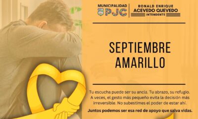 PJC: Septiembre Amarillo conciencia y prevención del suicidio en Paraguay