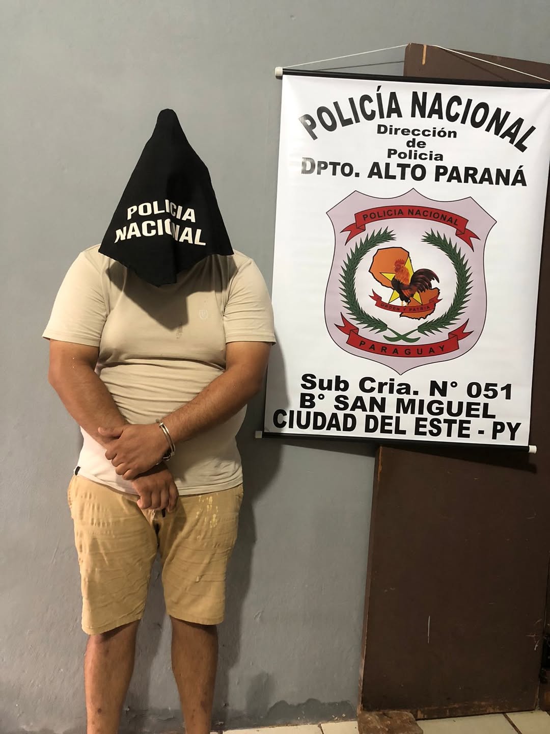 Hombre detenido por supuesta violencia intrafamiliar en Alto Paraná Hombre detenido por supuesta violencia intrafamiliar en Alto Paraná