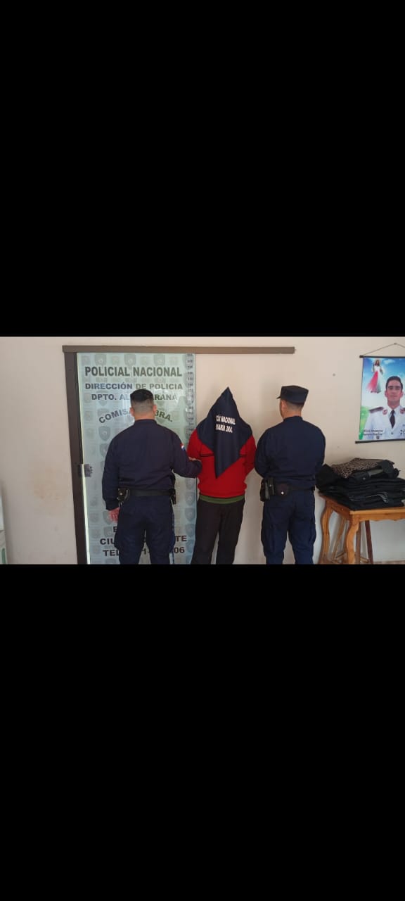 Aprehenden a hombre en Alto Paraná por violencia intrafamiliar. Aprehenden a hombre en Alto Paraná por violencia intrafamiliar.