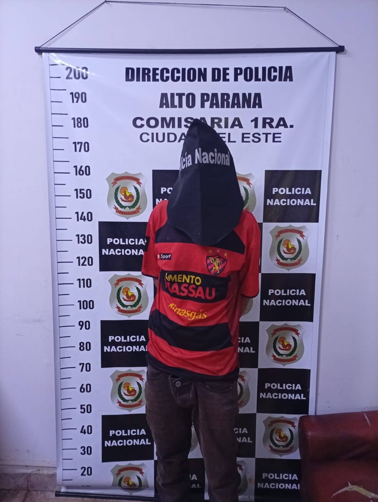 Aprehenden Hombre en Ciudad del Este por Hurto Agravado