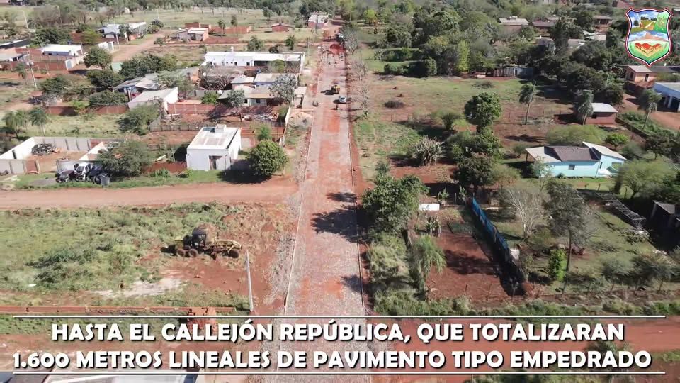 PJC: Avance de obras de infraestructura vial en Pedro Juan Caballero
