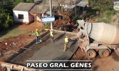 PJC: Construcción de nuevo puente de hormigón en proceso de ejecución