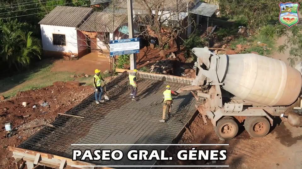 PJC: Construcción de nuevo puente de hormigón en proceso de ejecución