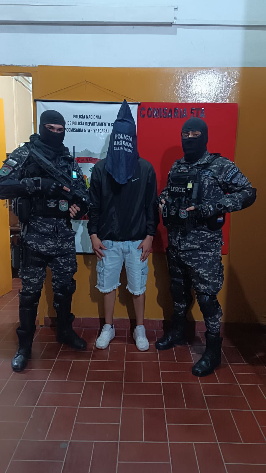 Aprehenden joven y confiscan motocicleta en Santa Rosa, Paraguay
