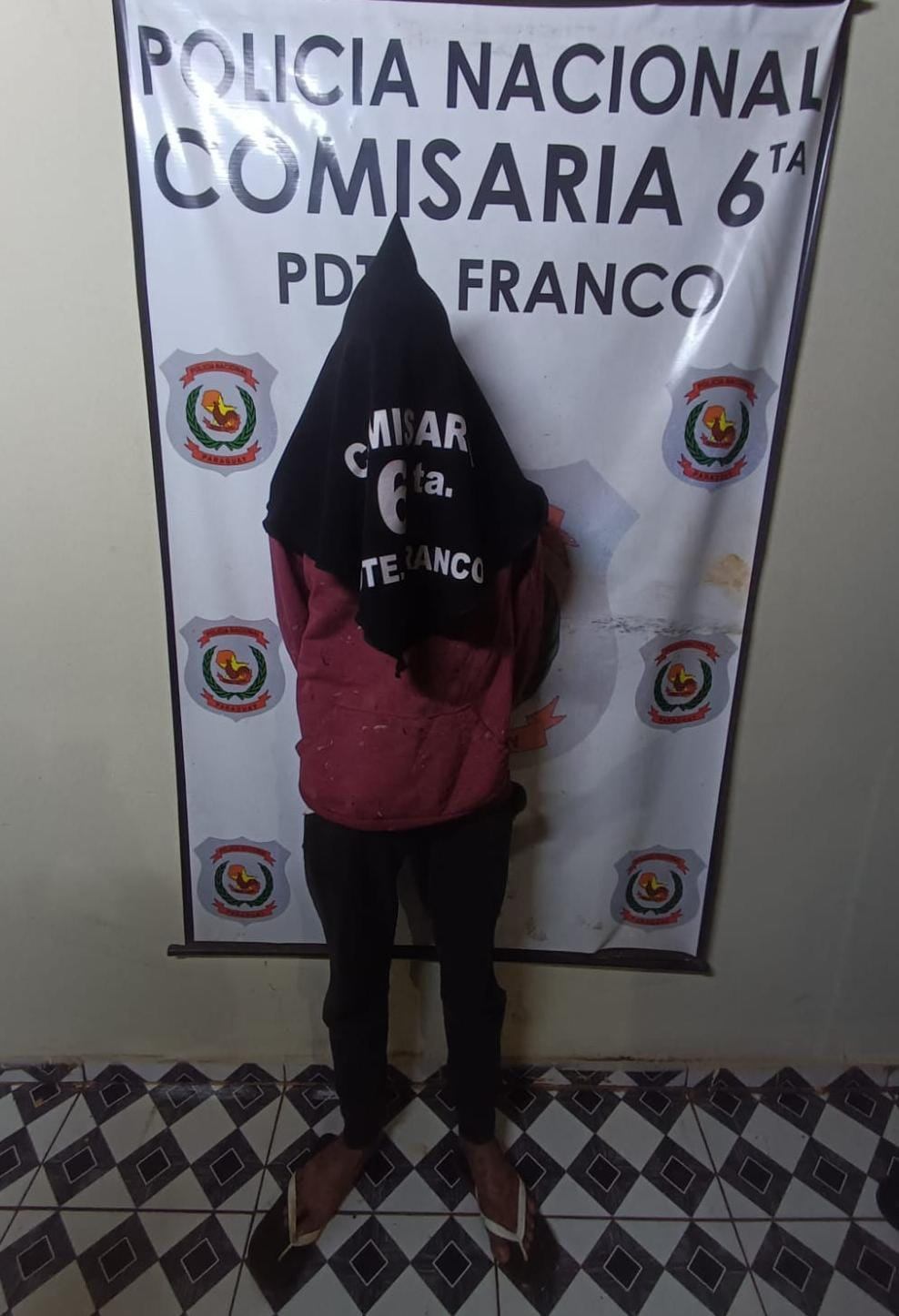 Detenido en Alto Paraná por violar arresto domiciliario impuesto.