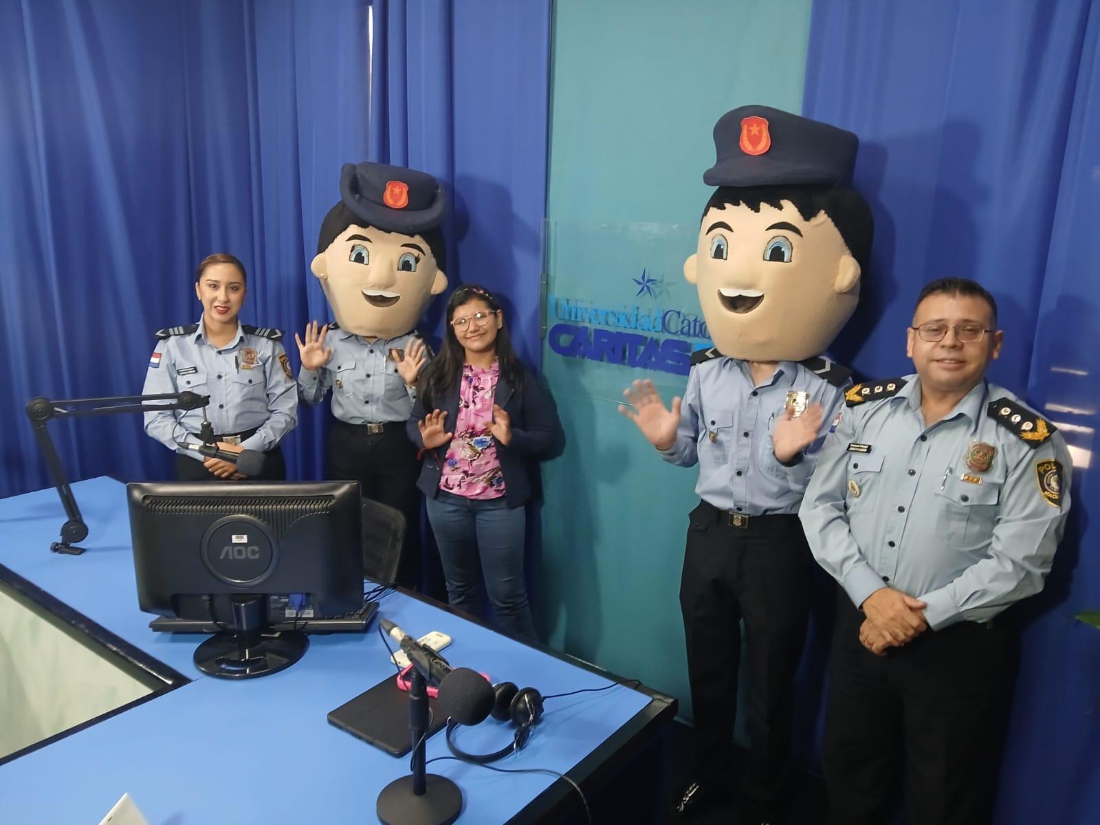 Policía Nacional Colabora en Cáritas Kids Promoviendo Seguridad Familiar