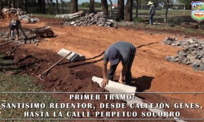 PJC: Habilitación de nuevos espacios de empedrado en barrio Gral Génes