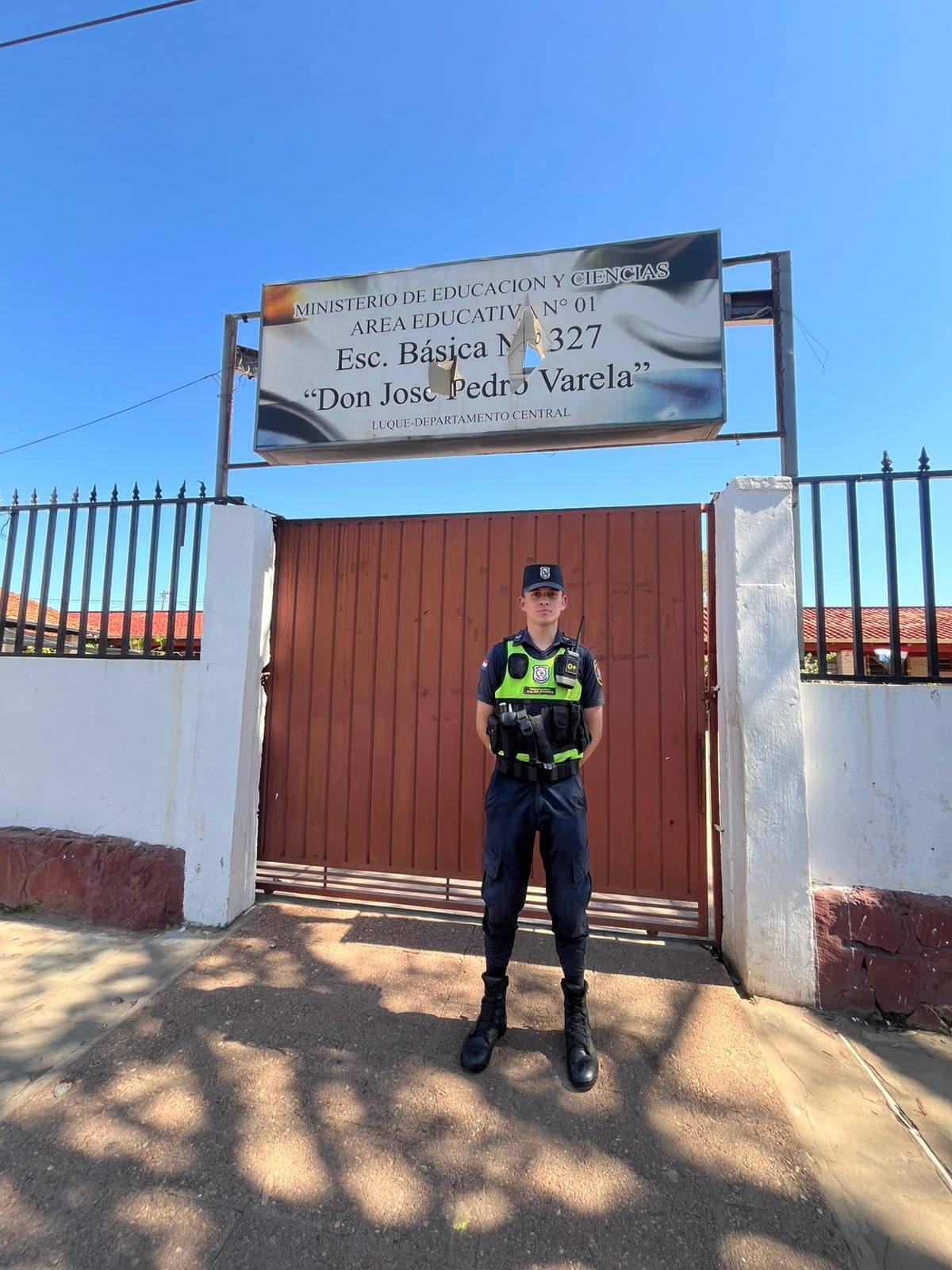 Cobertura de seguridad fortalece protección a estudiantes en Dpto. Central