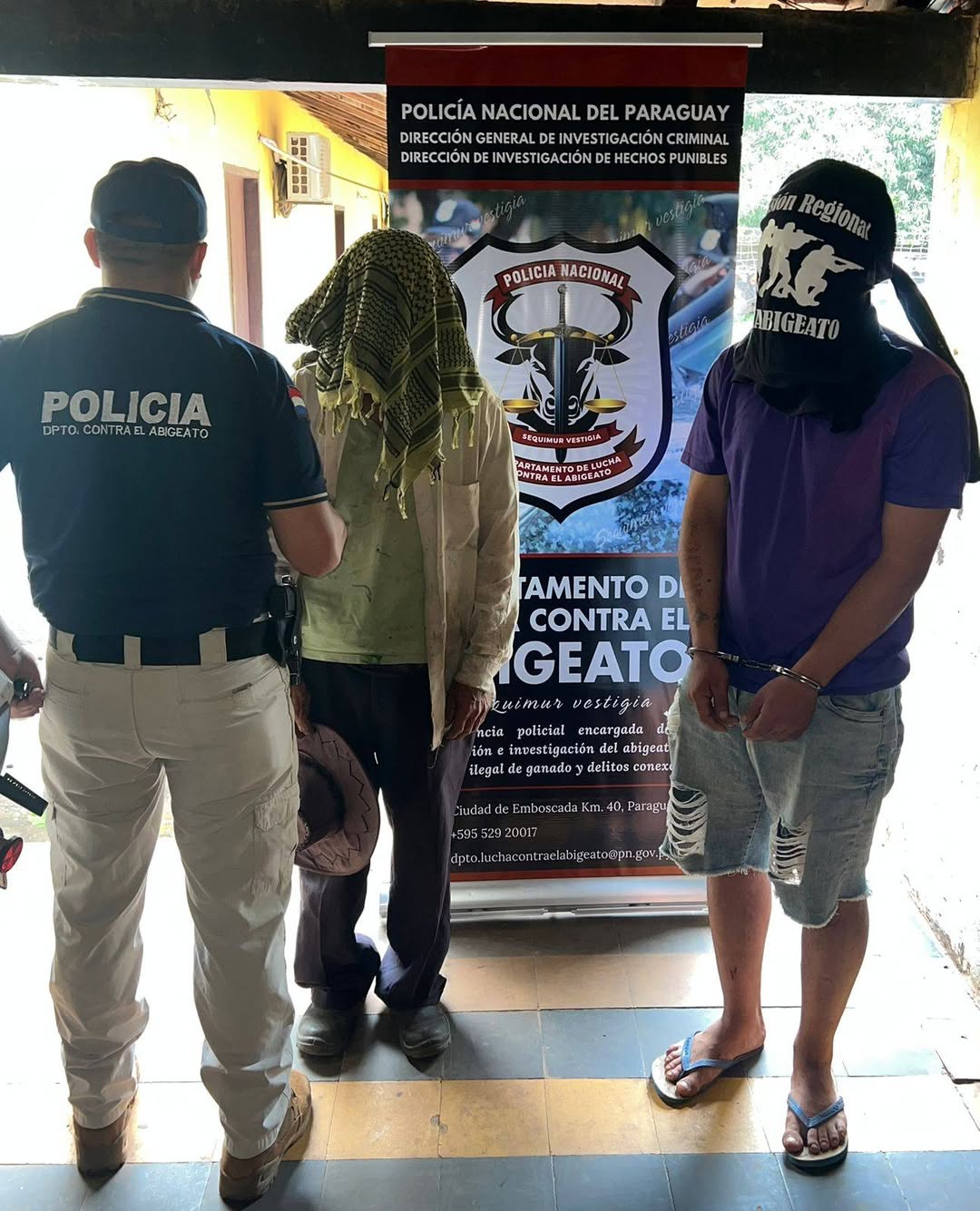 Detienen a dos por robo agravado y abigeato en Caazapá