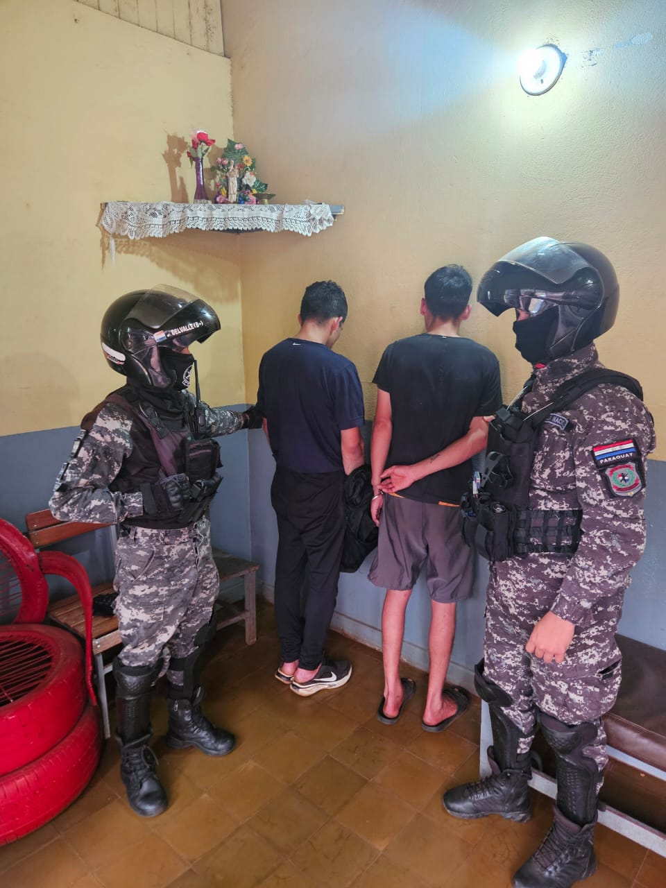 Patrulla policial en Itapúa aprehende dos personas por robo