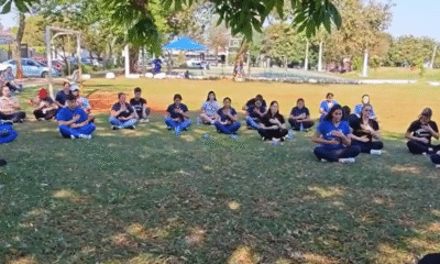 La UCP impulsa el bienestar a través de una sesión de yoga y danza en Pedro Juan Caballero.