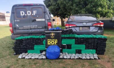 DOF captura mais de 450 quilos de drogas que seriam entregues em municípios do Paraná.