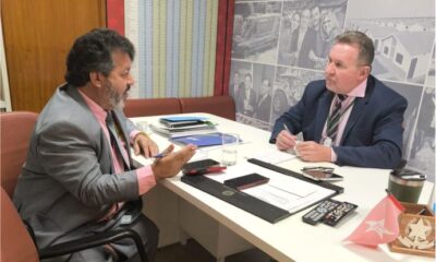 Encuentro en la oficina de Vander Loubet en Brasília establece agendas estratégicas centradas en categorías profesionales y sostenibilidad.