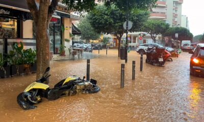 La tormenta que azota a Ibiza y Formentera deja a dos personas gravemente heridas por caídas sufridas en la calle | España