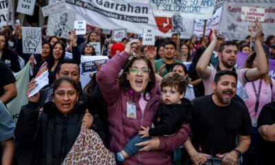 Maestros, médicos y estudiantes enfrentan los vetos de Milei con huelgas y marchas
