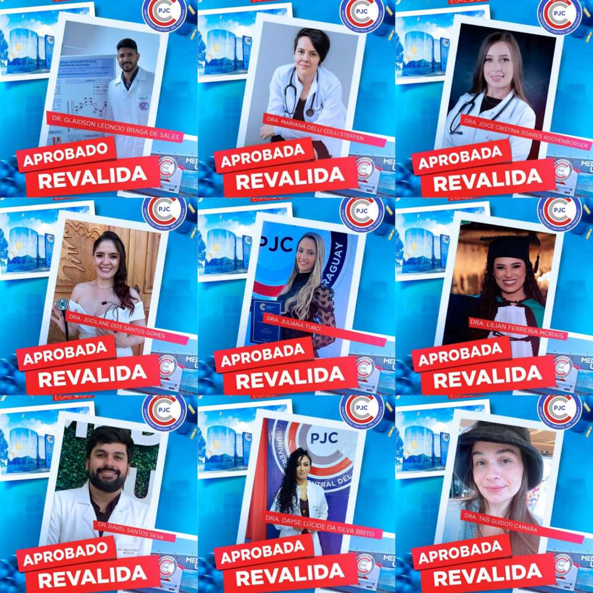 Graduados de Medicina de la UCP-PJC obtienen un notable éxito en el Examen de Revalida Brasil 2025.