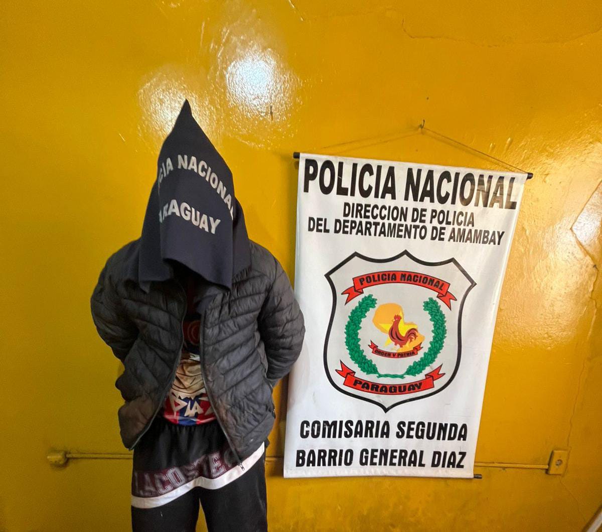 Aprehenden a un hombre por asaltar a una mujer y recuperar los artículos sustraídos en Pedro Juan Caballero.