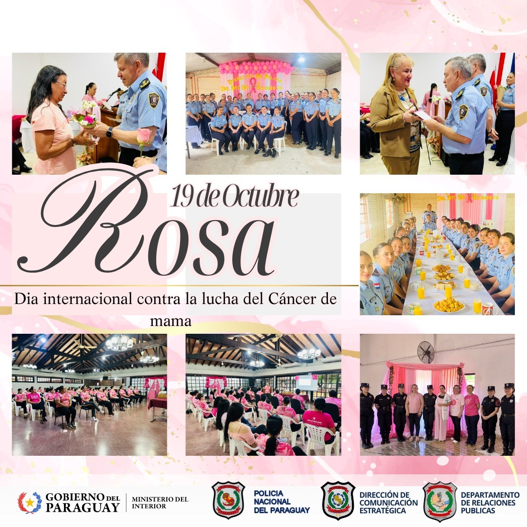 Policía Nacional comprometida en la lucha contra el cáncer de mama