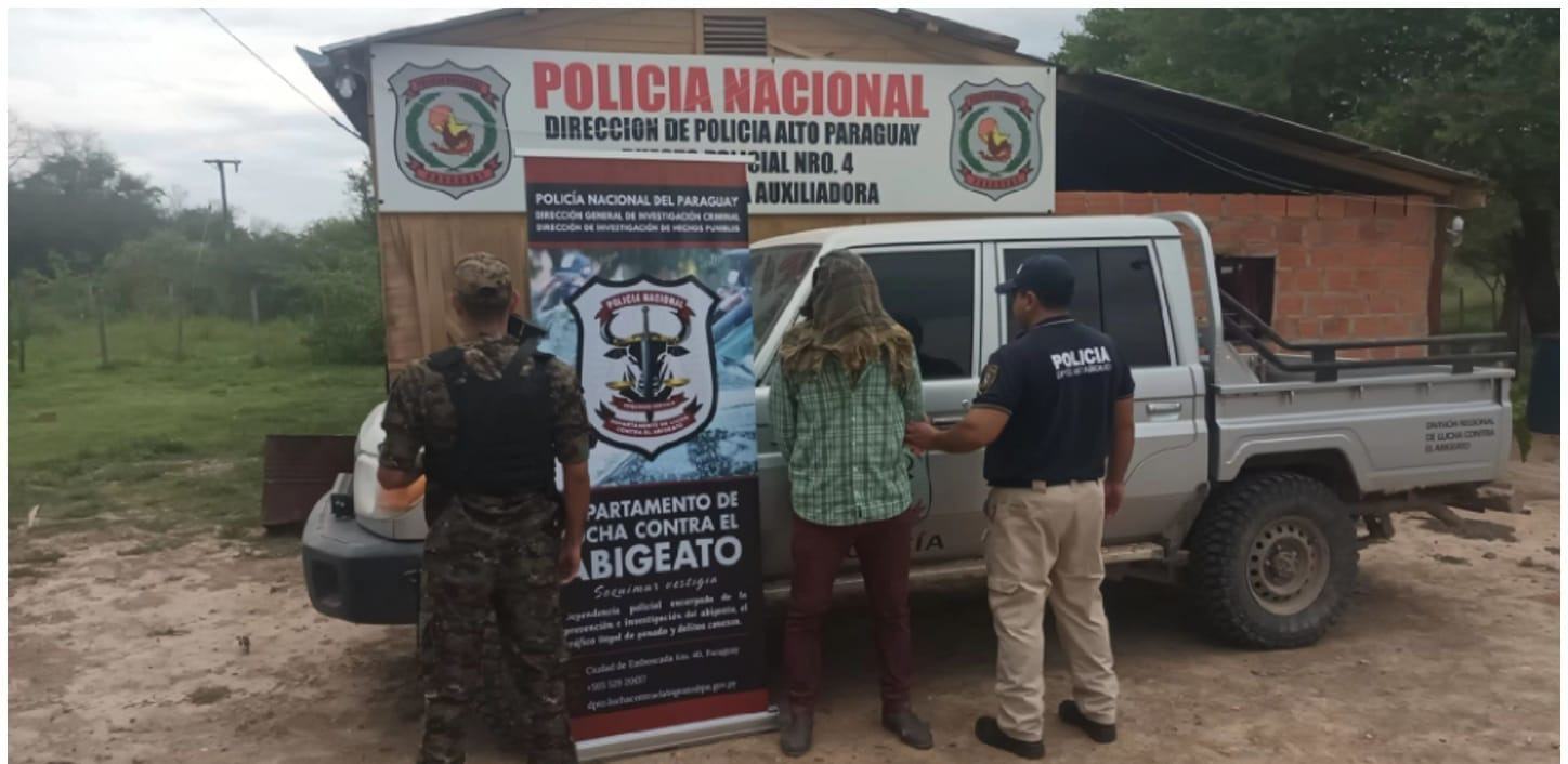 Detienen a hombre en Alto Paraguay con arma incautada
