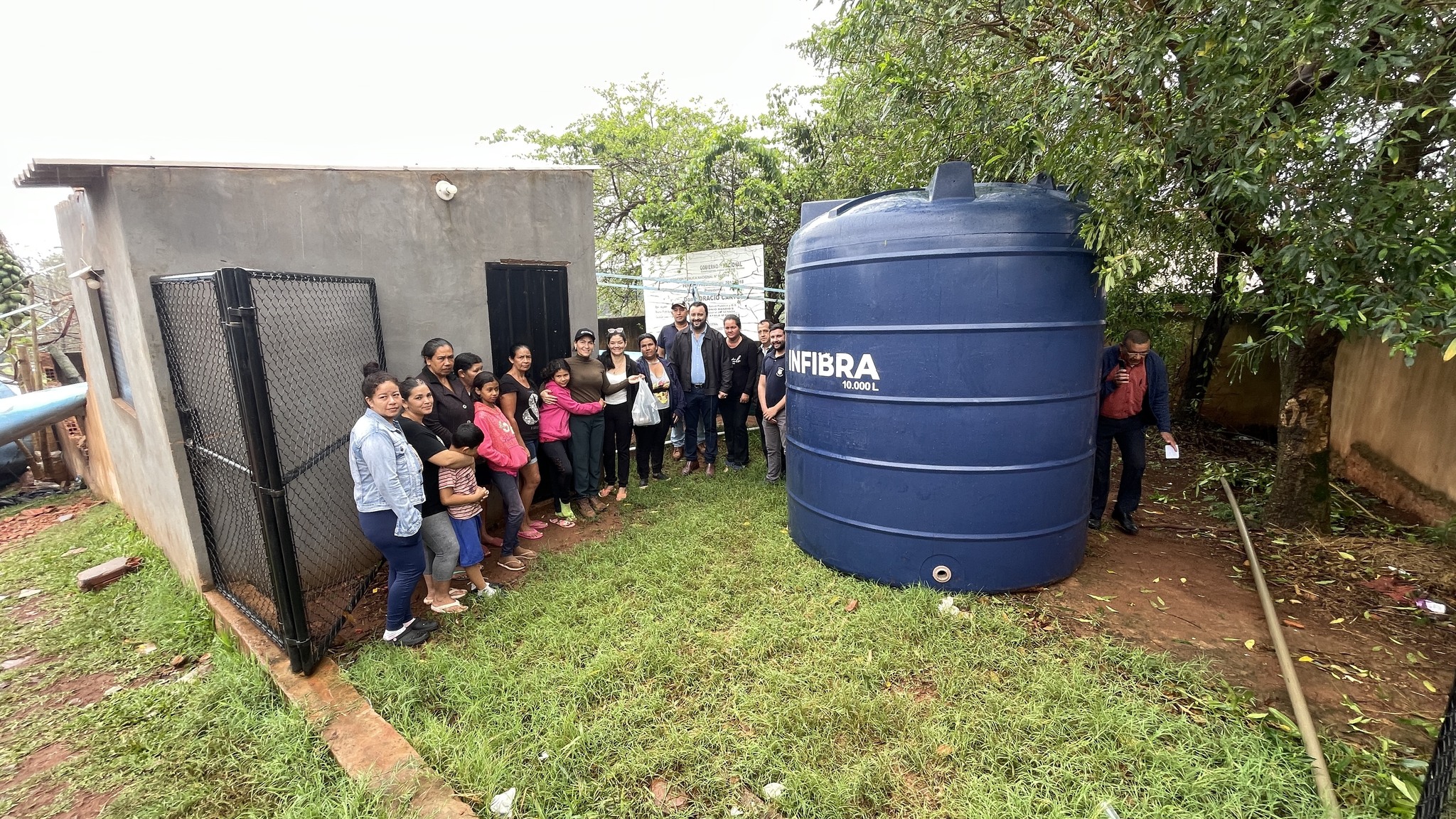 PJC: Entrega de tanque de agua a familias afectadas en Romero Cue PJC: Entrega de tanque de agua a familias afectadas en Romero Cue