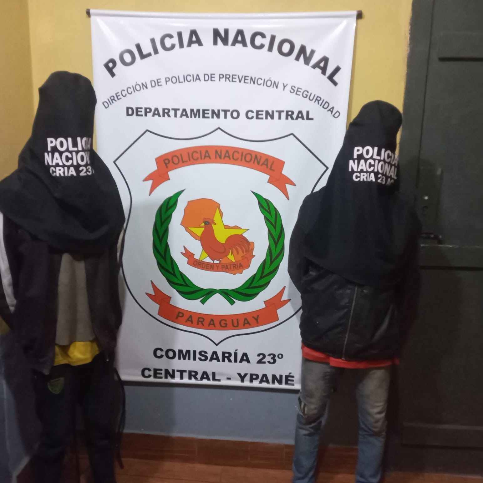 Tres personas aprehendidas por supuesto hurto agravado en Central