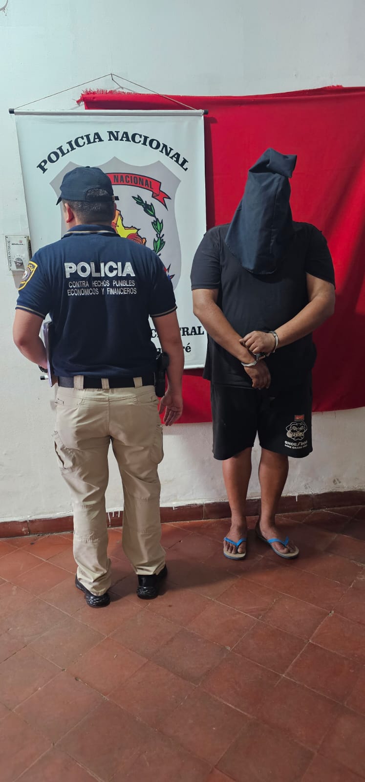 Hombre detenido en Lambaré por orden de captura pendiente.