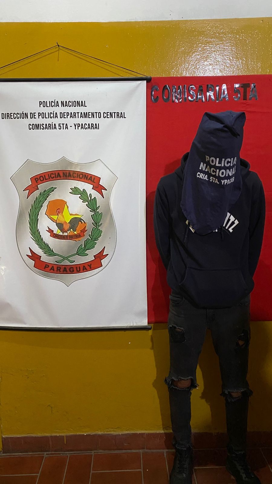 Detienen a hombre en Ypacaraí por orden de captura.