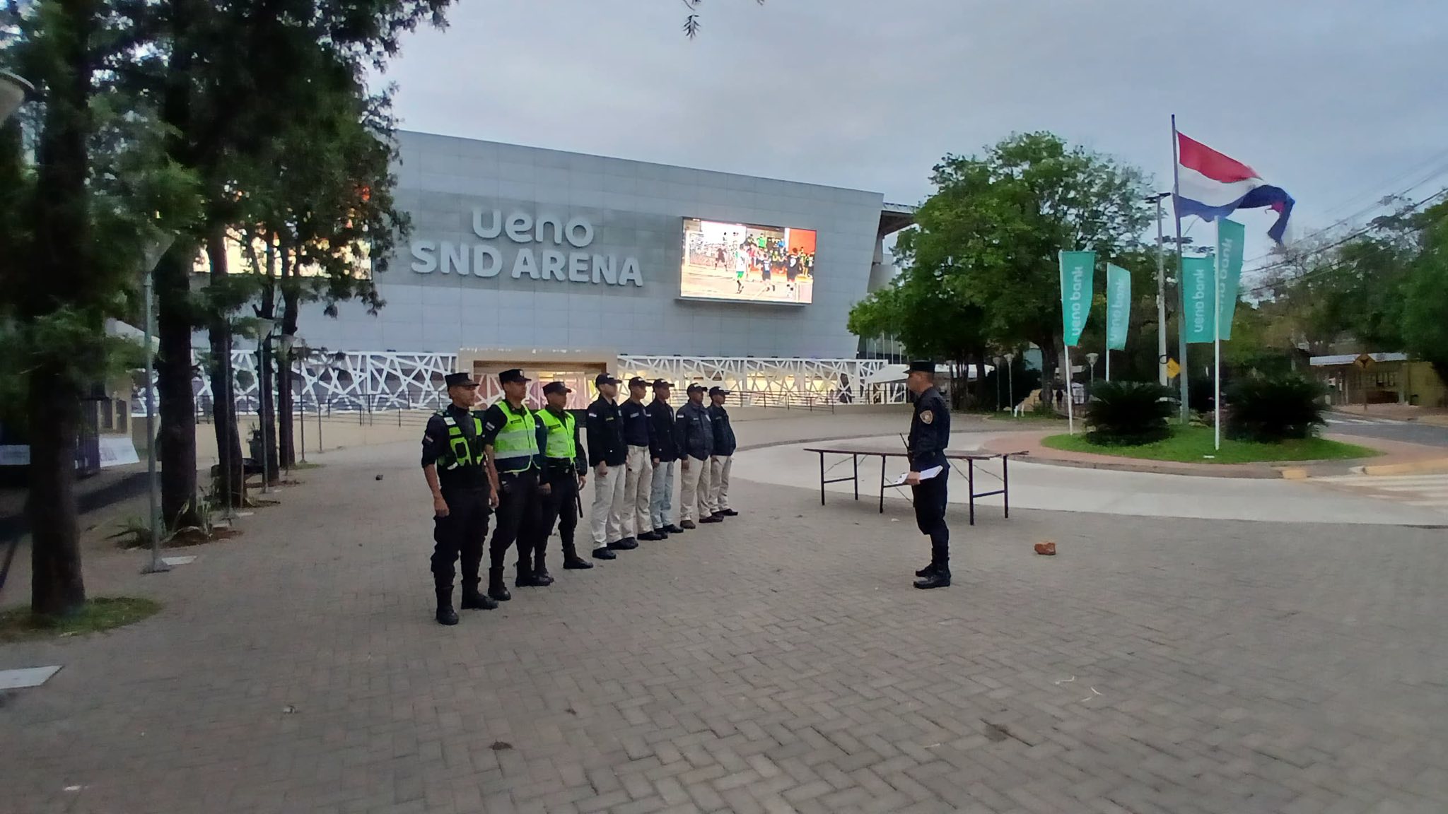 Formación de Seguridad en Juegos Escolares Nacionales 2025, Paraguay