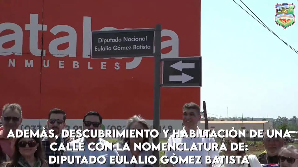 PJC: Título: Expo Amambay 2025 Apertura Oficial y Reconocimiento al Diputado Eulalio Gómez