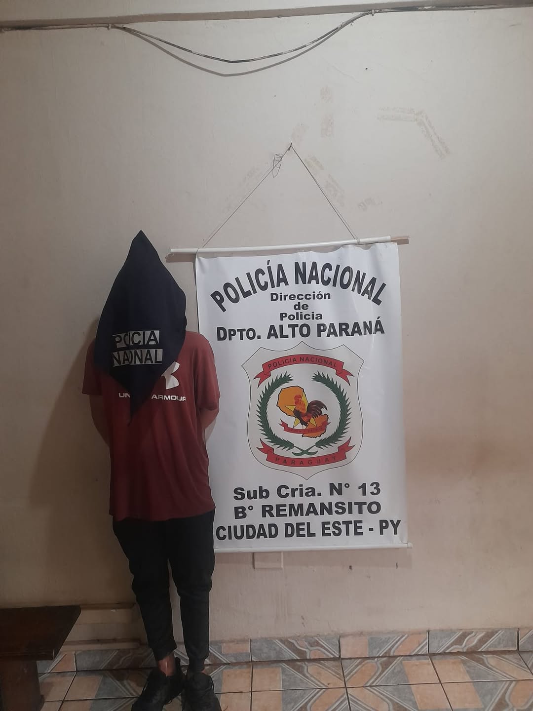 Detenido en Alto Paraná por orden de captura vigente Detenido en Alto Paraná por orden de captura vigente