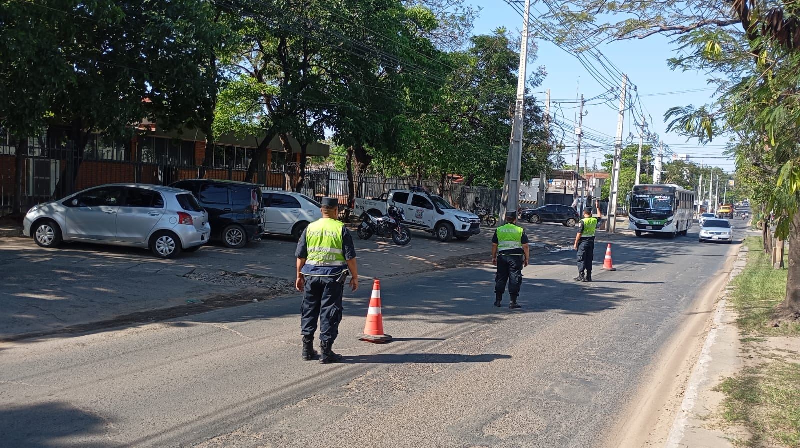 Cobertura policial fortalece seguridad y prevención en Asunción, Paraguay