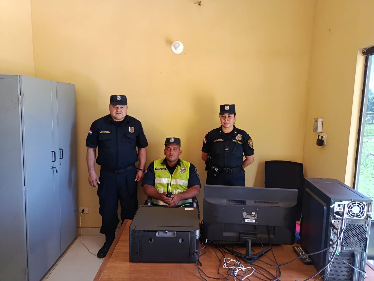 Director de Prevención y Seguridad del Guairá visita comisarías locales