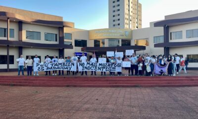 PJC: Manifestación pacífica en Pedro Juan Caballero por justicia y paz
