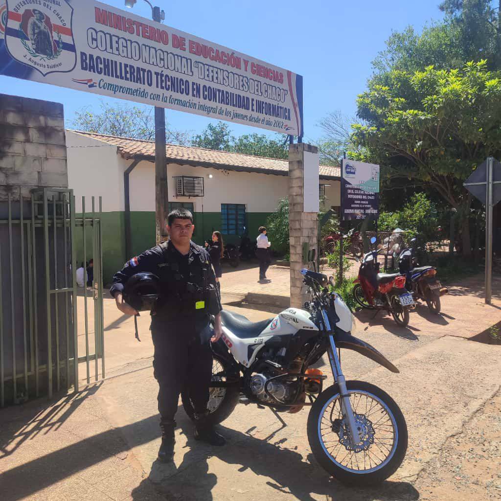 Policía Nacional fortalece seguridad vial en escuelas de Paraguay