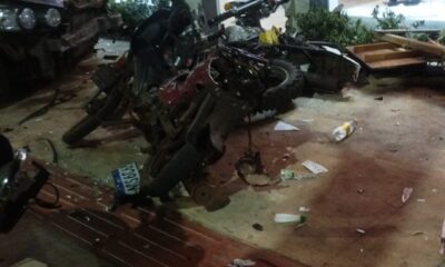 Equipo de Tránsito del 4° BPM lleva a la conductora a la comisaría tras provocar un accidente con varios vehículos.