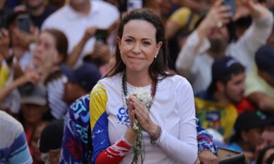 Figura opositora venezolana María Corina Machado, Premio Nobel de la Paz 2025 | Internacional