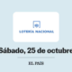 Lotería Nacional: sorteo de cheques del sábado 25 de octubre | Sorteos: Loterías y ONCE