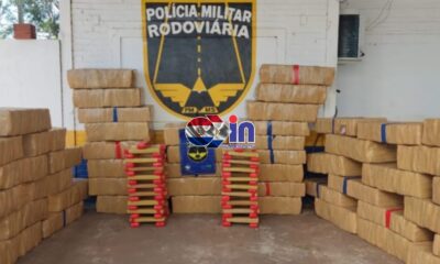 Policía Militar de Carreteras incauta 2,5 toneladas de marihuana en Ponta Porã.