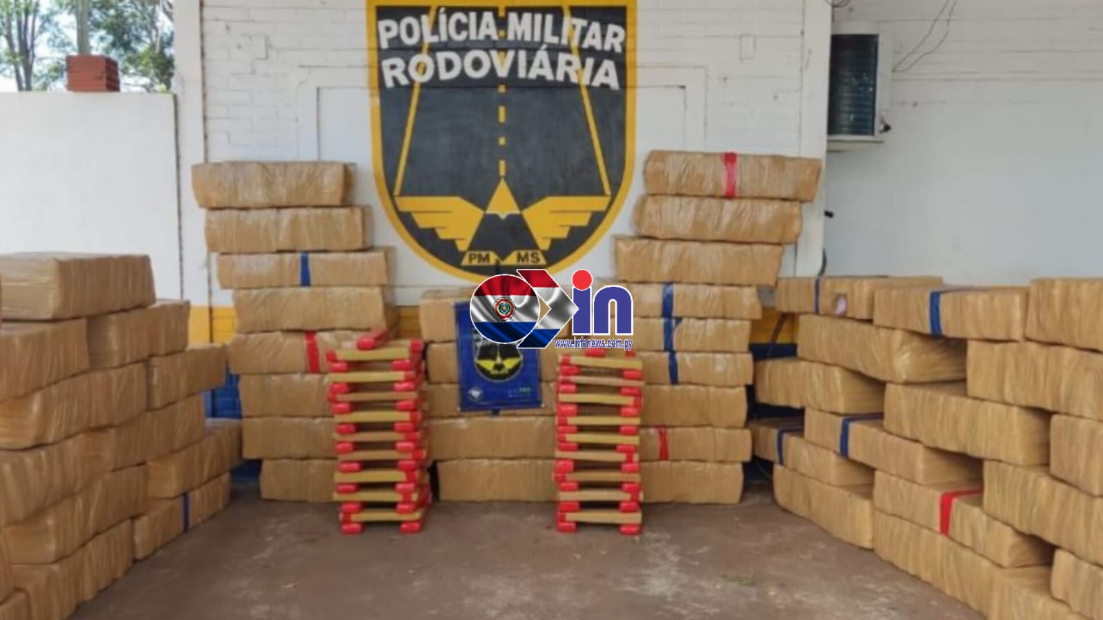 Policía Militar de Carreteras incauta 2,5 toneladas de marihuana en Ponta Porã. Policía Militar de Carreteras incauta 2,5 toneladas de marihuana en Ponta Porã.