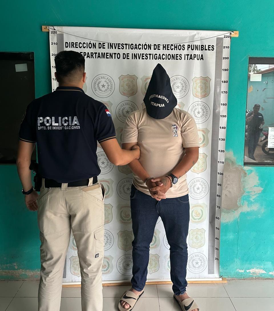 Detienen a un hombre por hurto agravado en Itapúa Detienen a un hombre por hurto agravado en Itapúa
