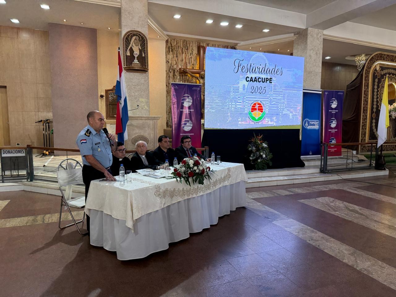 Reunión Interinstitucional Fortalece Seguridad durante Operativo Caacupé 2025 Paraguay