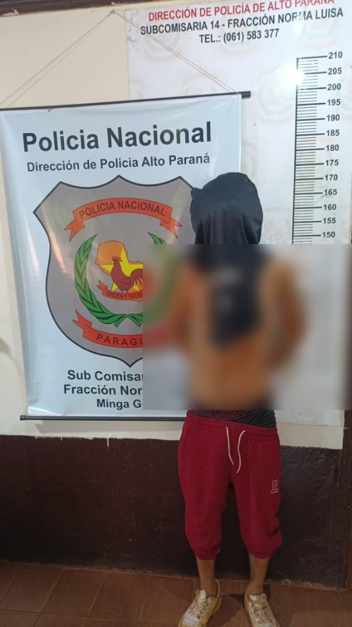Aprehenden a hombre por violencia intrafamiliar en Ciudad del Este