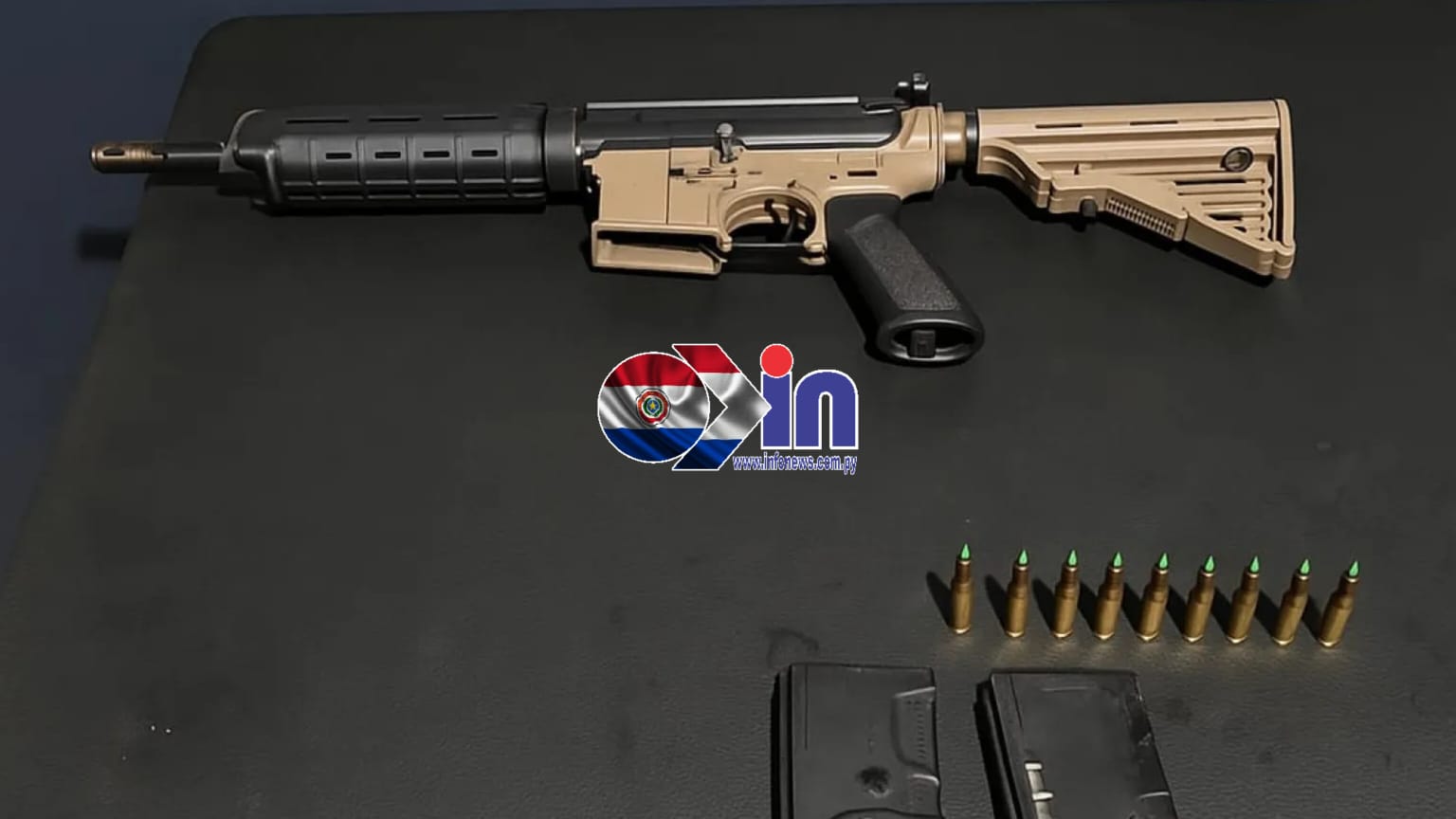 PM reservado é detido com fuzil em Ponta Porã.