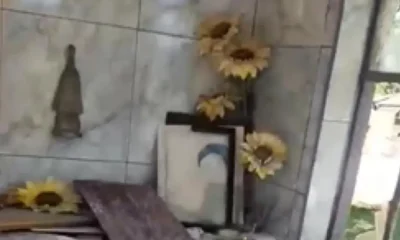 Destruyen un mausoleo en el cementerio de Zanja Pytã.