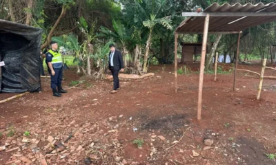 Ministerio Público y Policía Nacional recopilan información sobre ocupación ilegal de propiedad en Pedro Juan Caballero.